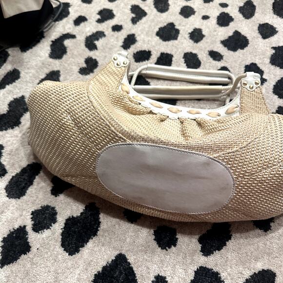 Cole Haan Straw Handbag - Picture 3 of 7